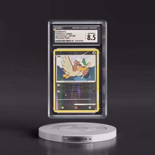 2008 Stormfront #38/100 Farfetch'd - Reverse Holo (CGC 8.5 NM-MT+)