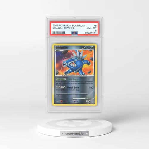 2009 Pokémon Platinum #6 Dialga - Reverse Foil (PSA 8 NM-MT)