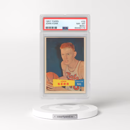 1957 Topps #32 John Kerr (PSA 8 NM-MT)