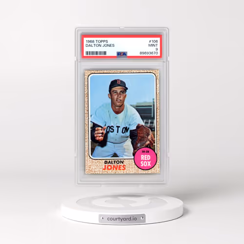 1968 Topps #106 Dalton Jones (PSA 9 MINT)