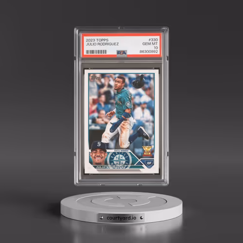 2023 Topps #330 Julio Rodriguez (PSA 10 GEM MINT)