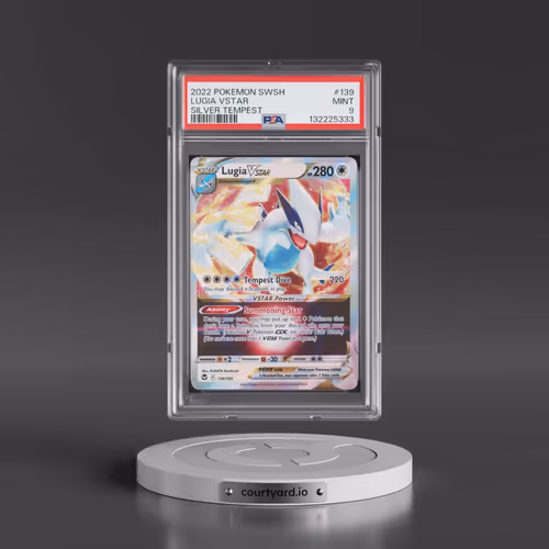 2022 Pokémon Sword & Shield Silver Tempest #139 Lugia Vstar (PSA 9 MINT)