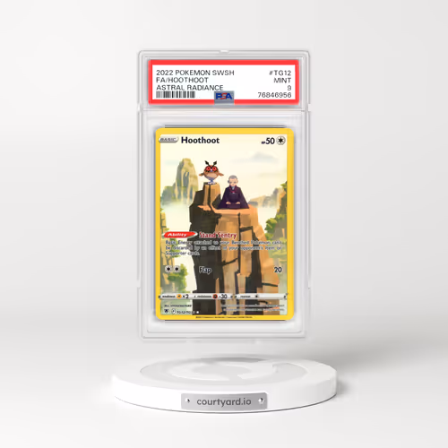 2022 Astral Radiance #TG12 Hoothoot - Full Art Holo (PSA 9 MINT)