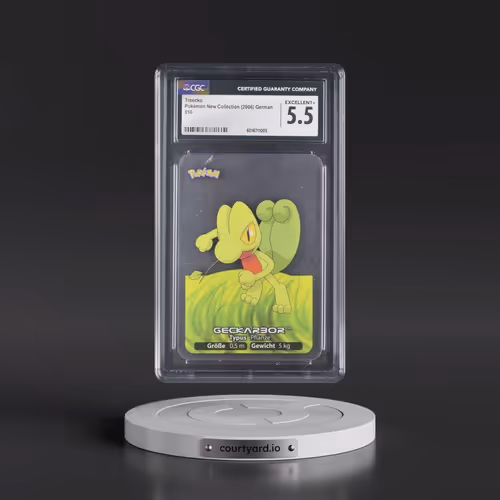 2006 Pokémon New Collection (2006)(2005 on Card) #010 Treecko (CGC 5.5 EX+)