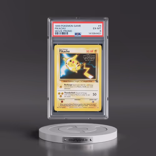 1999 Pokémon Game Movie #4 Pikachu - Movie Promo (PSA 6 EX-MT)