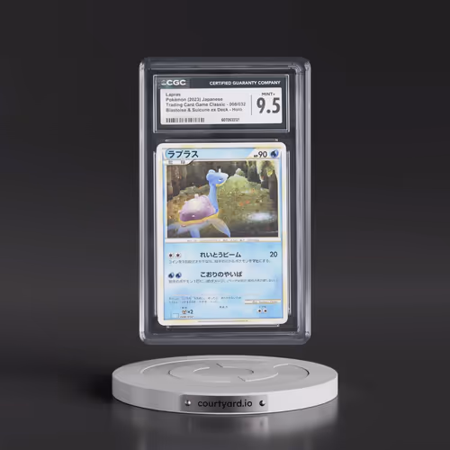 2023 Pokémon Clk-Trading Card Game Classic Blastoise & Suicune EX Deck #008 Lapras (CGC 9.5 MINT+)
