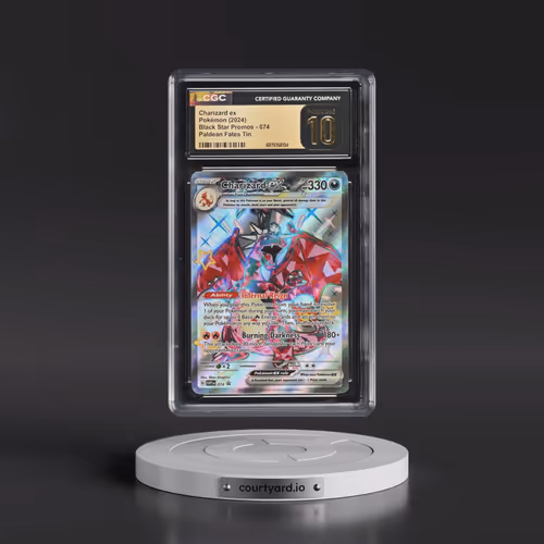 2023 Black Star Promos - Scarlet & Violet SVP EN #074 Charizard ex - Paldean Fates Tin (Holo) (CGC 1