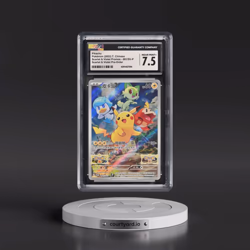 2022 Scarlet & Violet Promos - Traditional #001/SV-P Pikachu - Scarlet & Violet Pre-Order (Holo)
