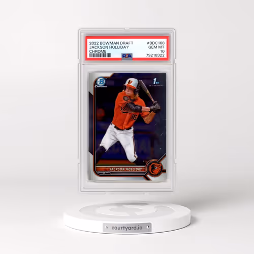 2022 Bowman Draft #BDC168 Jackson Holliday - Chrome (PSA 10 GEM MINT)