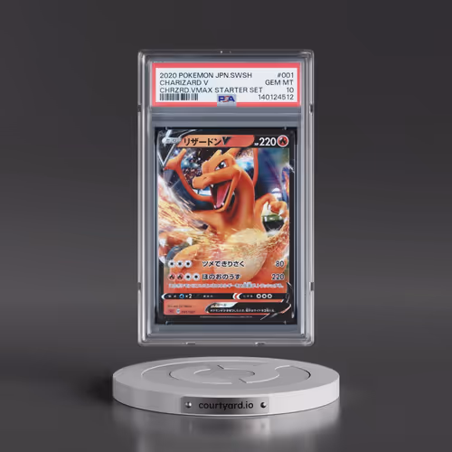2020 Pokémon Sword & Shield Charizard Vmax Starter Set #001 Charizard V - Holo (PSA 10 GEM MINT)