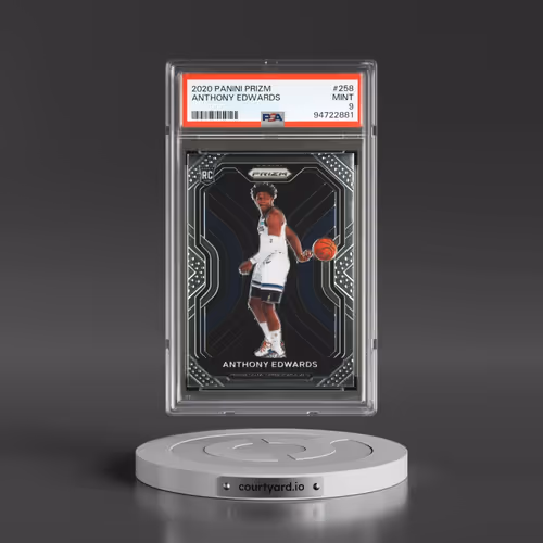 2020 Panini Prizm #258 Anthony Edwards (PSA 9 MINT)