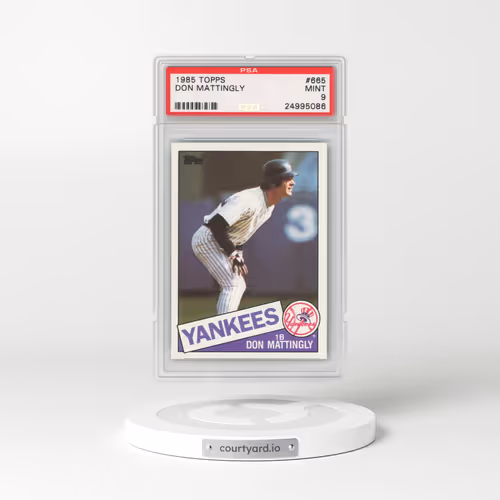 1985 Topps #665 Don Mattingly (PSA 9 MINT)