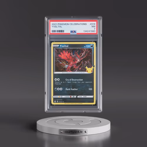 2021 Pokémon Celebrations #019 Yveltal (PSA 7 NM)