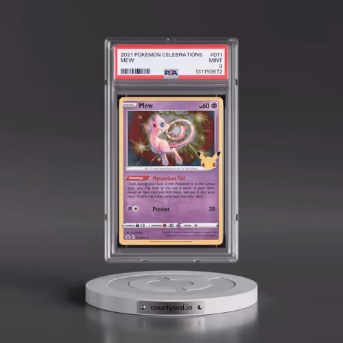 2021 Pokémon Celebrations #011 Mew (PSA 9 MINT)