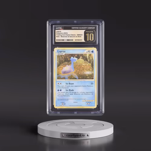 2023 Trading Card Game Classic - CLV, CLC, CLB #008/034 Lapras - Blastoise & Suicune ex Deck - C