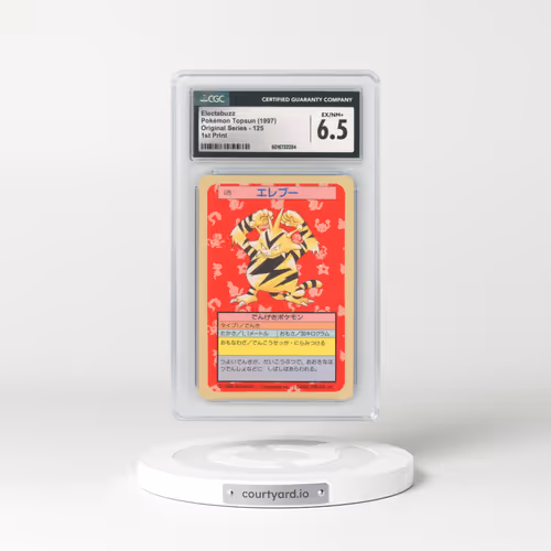 1997 (Only One Pokémon) Original Series #125 Electabuzz - (Blue Back) 1st Print (CGC 6.5 EX-NM+)