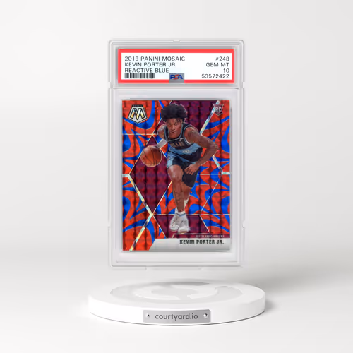 2019 Panini Mosaic #248 Kevin Porter Jr. - Reactive Blue (PSA 10 GEM MINT)