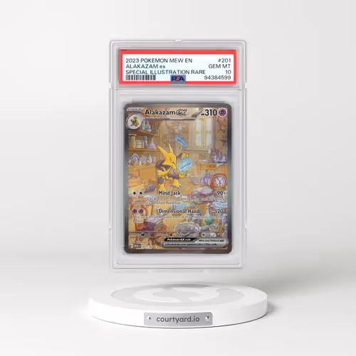 2023 Pokémon Mew EN-151 #201 Alakazam EX - Holo Special Illustration Rare (PSA 10 GEM MINT)