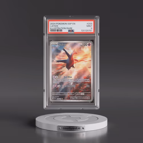 2024 Pokémon Ssp EN-Surging Sparks #203 Latios - Illustration Rare (PSA 9 MINT)