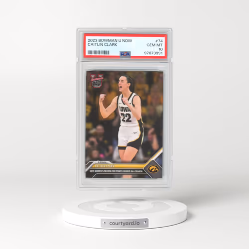 2023 Bowman U Now #74 Caitlin Clark (PSA 10 GEM MINT)