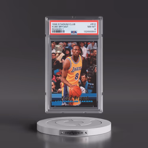 1996 Stadium Club Rookies 1 #R12 Kobe Bryant (PSA 8 NM-MT)