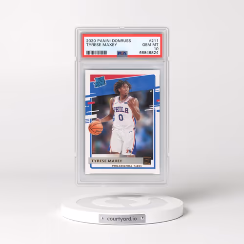2020 Panini Donruss #211 Tyrese Maxey (PSA 10 GEM MINT)