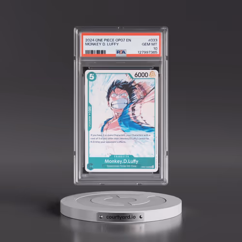 2024 One Piece OP07-500 Years in the Future #033 Monkey D. Luffy (PSA 10 GEM MINT)