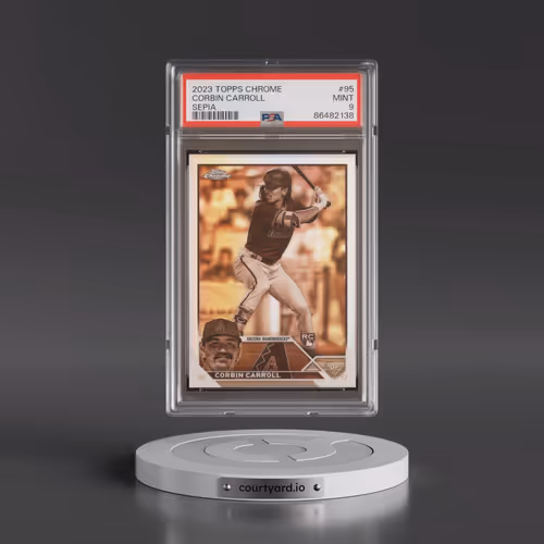 2023 Topps Chrome #95 Corbin Carroll - Sepia Refractor (PSA 9 MINT)