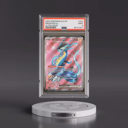 2023 Pokémon Svi EN-Scarlet & Violet #227 Miraidon EX - Holo Ultra Rare (PSA 9 MINT)