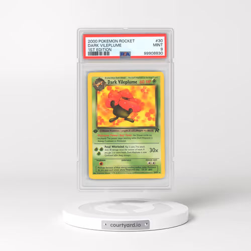 2000 Team Rocket #30 Dark Vileplume - 1st Edition (PSA 9 MINT)