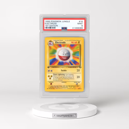 1999 Pokémon Jungle #18 Electrode - 1st Edition (PSA 9 MINT)