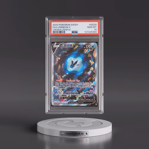 2023 Pokémon Sword and Shield Crown Zenith #GG39 Lumineon V - Holo Full Art (PSA 10 GEM MINT)