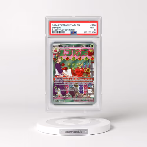 2024 Pokémon Twm EN-Twilight Masquerade #170 Dipplin - Illustration Rare (PSA 9 MINT)
