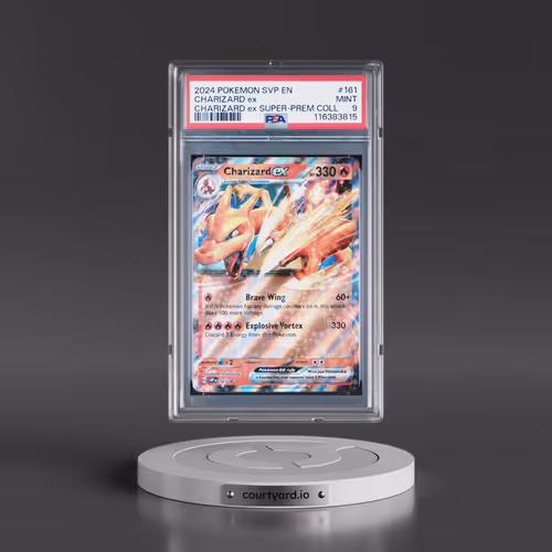 2024 Pokémon Svp EN-SV Black Star Promo #161 Charizard EX - Holo Charizard EX Super-Premium Collecti