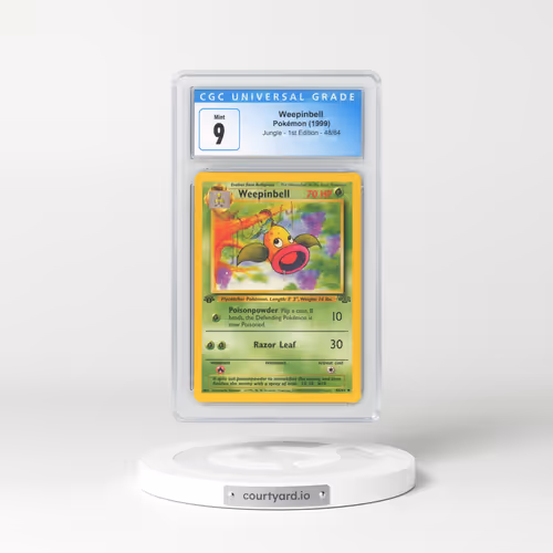 1999 Jungle #48 Weepinbell - 1st Edition (CGC 9 MINT)