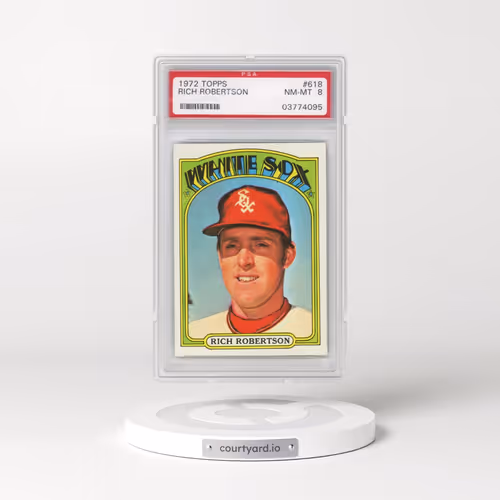 1972 Topps #618 Rich Robertson (PSA 8 NM-MT)