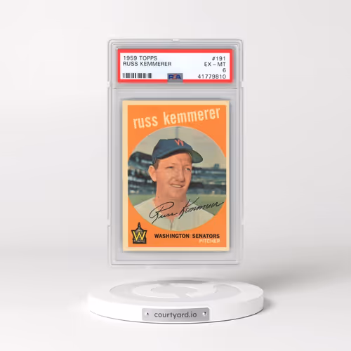 1959 Topps #191 Russ Kemmerer (PSA 6 EX-MT)