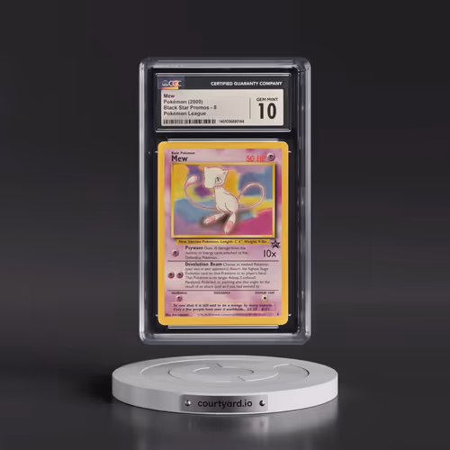 1999 Black Star Promos #8 Mew - Pokémon League (CGC 10 GEM MINT)