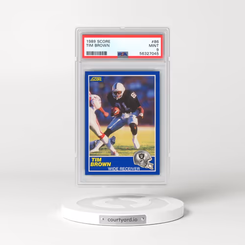 1989 Score #86 Tim Brown (PSA 9 MINT)