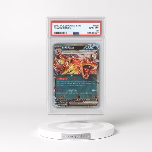 2023 Pokémon SV3-Ruler of the Black Flame #066 Charizard EX - Holo (PSA 10 GEM MINT)