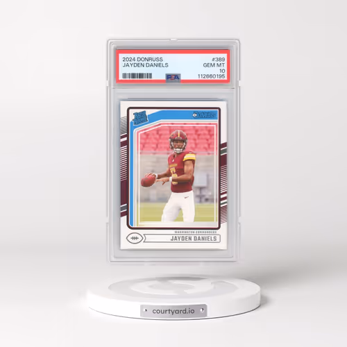 2024 Panini Donruss #389 Jayden Daniels (PSA 10 GEM MINT)
