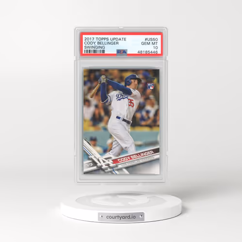 2017 Topps Update #US50 Cody Bellinger - Swinging (PSA 10 GEM MINT)