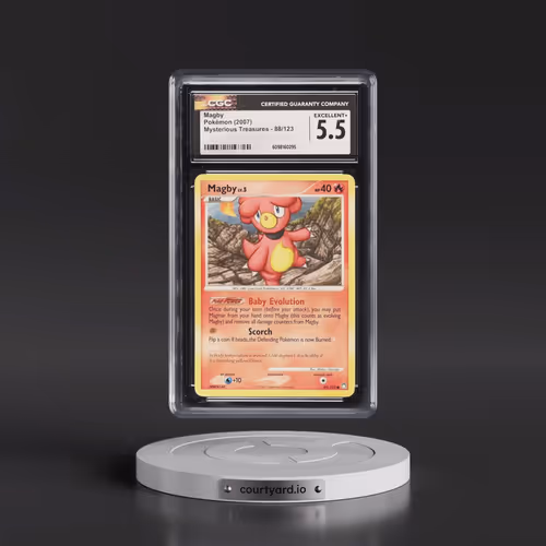 2007 Mysterious Treasures #88/123 Magby (CGC 5.5 EX+)