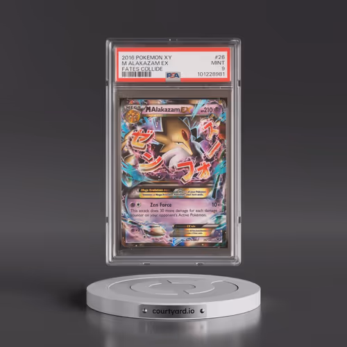 2016 Pokémon XY Fates Collide #26 M Alakazam EX - Holo (PSA 9 MINT)