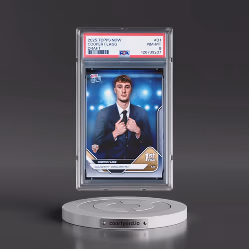 2025 Topps Now Draft #D1 Cooper Flagg (PSA 8 NM-MT)