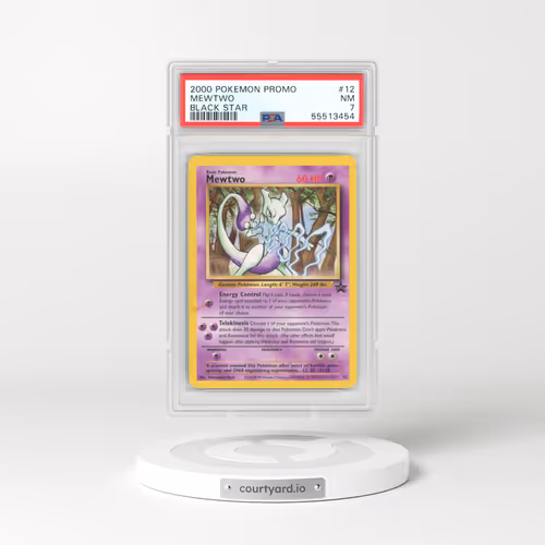 2000 Black Star Promo #12 Mewtwo (PSA 7 NM)