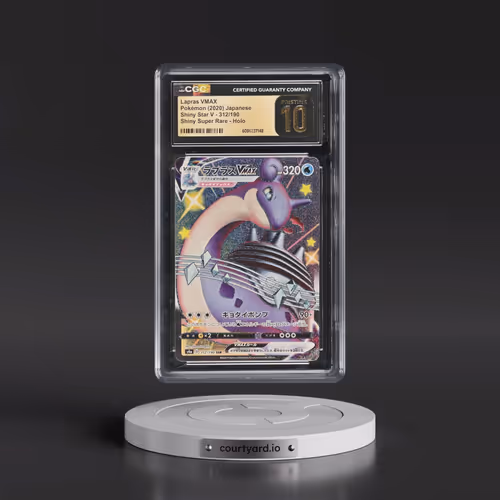 2020 Shiny Star V #312/190 Lapras VMAX - Shiny Super Rare Holo (CGC 10 PRISTINE)