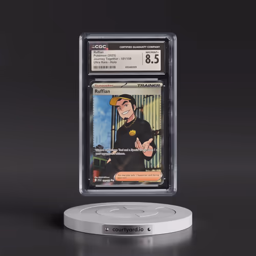 2025 Pokémon Jtg EN-Journey Together #181 Ruffian - Ultra Rare (CGC 8.5 NM-MT+)