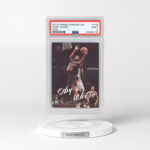 2019 Panini Chronicles #145 Coby White - Pink (PSA 9 MINT)