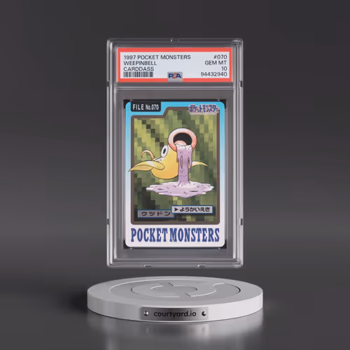 1997 Pocket Monsters Carddass #070 Weepinbell (PSA 10 GEM MINT)